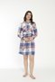 Women's Buttoned Lumberjack Tunic Shirt 22021 - 2