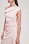 Plain off-shoulder midi dress - 6