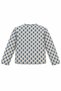 Girl's Ribbon Detailed Floral Patterned Quilted Seasonal Jacket - 2