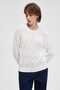 Oversized knit sweater with long sleeves - 5