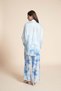 Patterned Two-Tone Shirt with Long Sleeves - 6