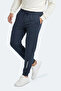 Kox I Men's Slim Fit Navy Blue Sweatpants with Pockets - 8