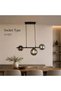Chandelier On Cable Globe Smoke E27x3 - 4
