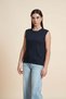 Sleeveless Plain Blouse - 5