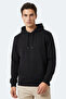 Kevro I Men's Hooded Black Sweatshirt