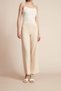 Solid High-Waist Pants - 6