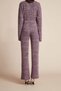 Solid High-Waist Pants - 6
