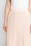 Pleated Solid Midi Skirt - 4