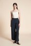 Long plain wide-cut trousers - 3