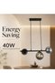 Chandelier On Cable Globe Smoke E27x3 - 3