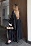 Black Design Trench Coat - 8663 - 6