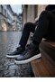 Ba0713 Lace-Up High Black and White Sole Men's Style Sports Boots - 3