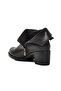 Dar Kalip 1779011K Genuine Leather Black Women's Boots with Fleece Inside - 5