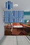 Olivia Home Rope Tensioned Height Adjustable Blue and White Striped Balcony Curtain Thick Fabric - 4