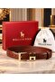 Genuine Leather Luxury Tan Gold Buckle Women's Belt - 4
