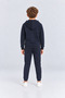 Girls - Boys Basic Zippered School Tracksuit Set Ak0785 - 5