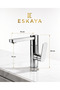 Lux Premium Silva 360 °   Swivel Spout Bathroom Sink Faucet Fountain Tap - 5