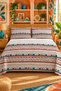 Modern Pattern Double Printed Pique (200x220 Cm) Colorful - 3