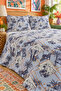 Elephant Figured Bedspread 200X220 Double Pique Set - 2