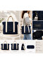 Jeans Navy Blue Hand and Shoulder Bag - 3