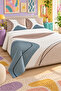 Abstract Pattern Double Printed Pique (200x220 Cm) - 5