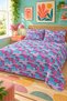 Geometric Pattern Double Printed Pique (200x220 Cm) - 3