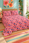 Floral Patterned Bedspread 200X220 Double Pique Set - 7