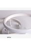 Candelabru LED Două Cercuri Albe - 6