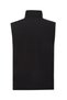 Black Color Men's Reversible Polyester & Wool Vest - 5