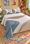 Abstract Pattern Double Printed Pique (200x220 Cm) - 7