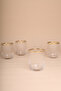 Adore Gold Set of 4 Water Glasses 350 Cc - 6