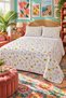 Floral Patterned Bedspread 200X220 Double Pique Set - 7