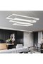 LED Pendant Chandelier with 3 White Rectangular Elements LT109 800W Equivalent - 2