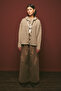 Stripe Detail Cardigan Beige - 5