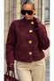 Long Sleeve Buttoned Women's Jacket