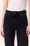 High Waist Straight Fit Jeans Black - 7