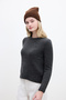 CYCLING NECK FIT Knitwear SWEATER ANTHRACITE - 3