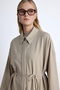 Wide collar tunic beige - 2