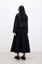 Quilted Tie Short Jacket Black - 7