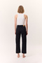 High Waist Straight Fit Jeans Black - 8