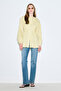 Beli Pile Detail Long Sleeve Bluz Yellow - 2