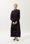 Jacquard Satin Skirt Purple - 6