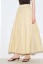 Pilified Wide Skirt Yellow - 5