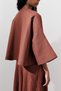 Linen Wide Sleeve Short Jacket Copper - 6