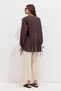 Nervür Detailled Vole Tunic Brown - 8