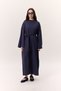 Oversize Long Casual Dress Navy Blue - 3