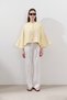 Linen Wide Sleeve Short Jacket Yellow - 7