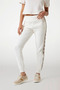 Britney Jogger Punto Milano 300 Women's Cream Sweatpants