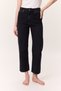 High Waist Straight Fit Jeans Black - 2