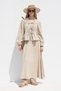 Muslin Bluz Kum with Binding Details - 4